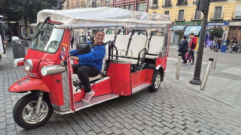 1.5-hour Tuk Tuk Tour in Madrid - Royal Palace and Almudena Cathedral: Big Icons, Fast Context
