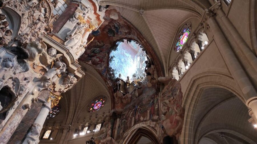 7 Highlights of Toledo.History, mystery+subterranean spaces - San Juan de los Reyes monastery: gargoyles with meaning and a late-Gothic mood