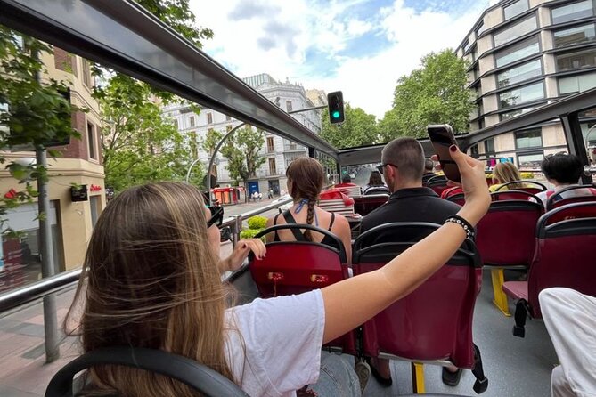 City Sightseeing Madrid Panoramic Bus Tour - Red Route (Historical) vs Green Route (Modern)