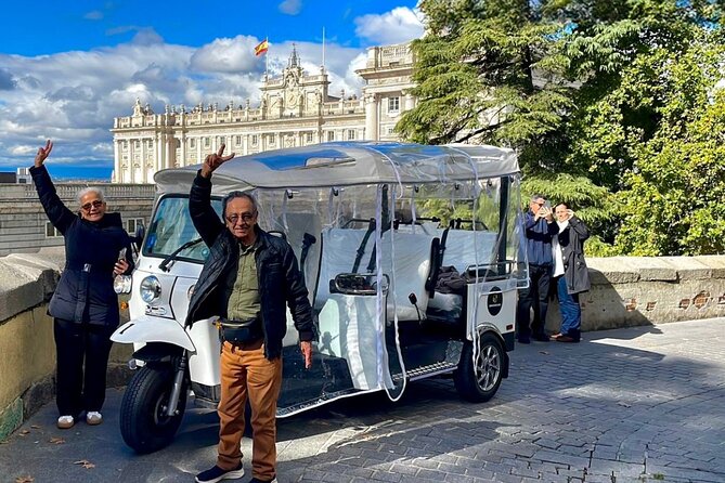 Discover Madrid in a Fun & Eco-Friendly Tuk-Tuk – Private Tour - Teatro Real and Templo de Debod: Theater Elegance and a Different Kind of View