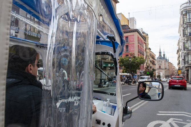 Eco Friendly Tuk Tuk Experience with the Local in Madrid - Cibeles Fountain and Puerta de Alcalá: Postcard Madrid, Explained