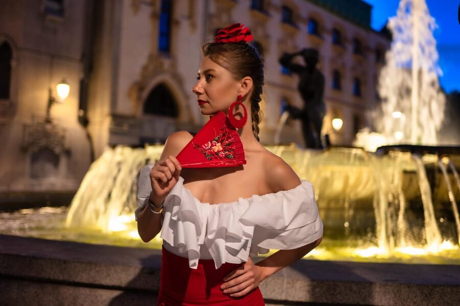 Flying Dress Photoshoot in Madrid - Editing and choosing your final images
