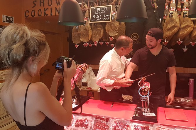 Iberian Ham and Wine Small Group Tour in Madrid - Second stop: Iberico ham, cheese, and cold cuts (plus two more wines)