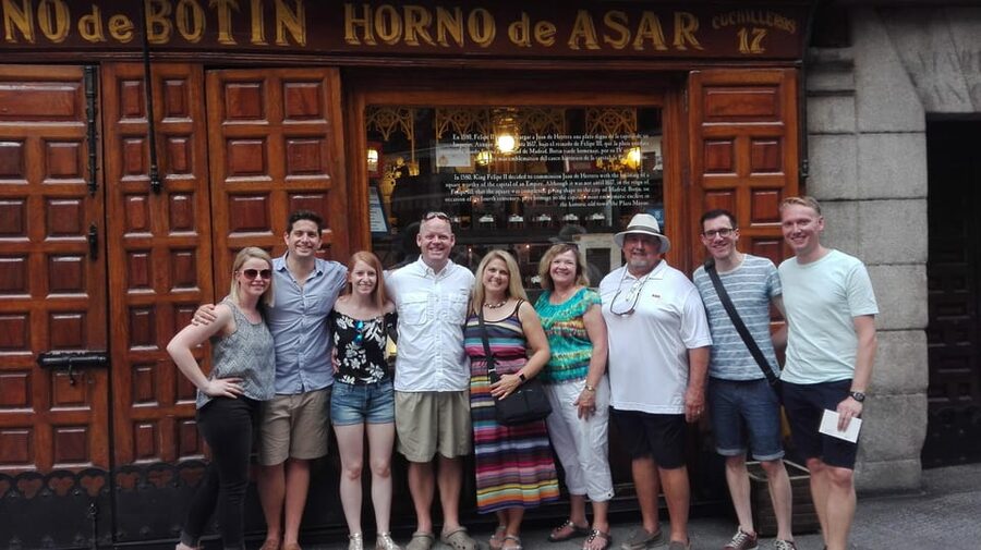 Madrid: Authentic Tapas Evening Tour with a side of History - First Two Tapas Bars: Stand, Sip, and Order Like You Belong