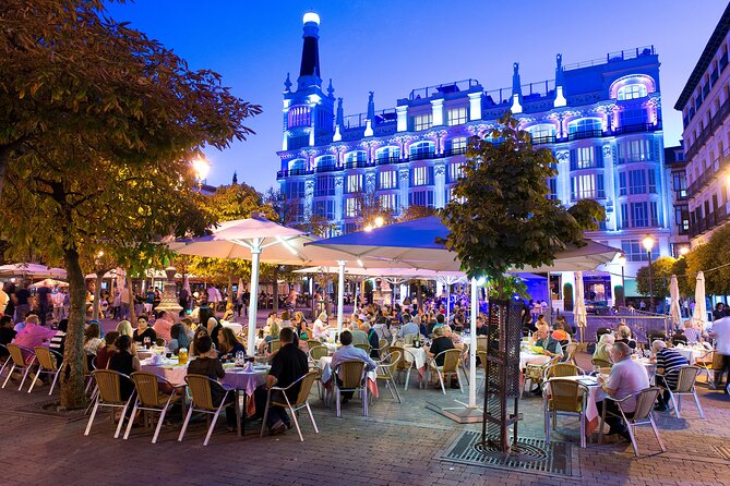 Madrid Discoveries Private Tour - Stop 4: Plaza Mayor and the food neighborhood effect