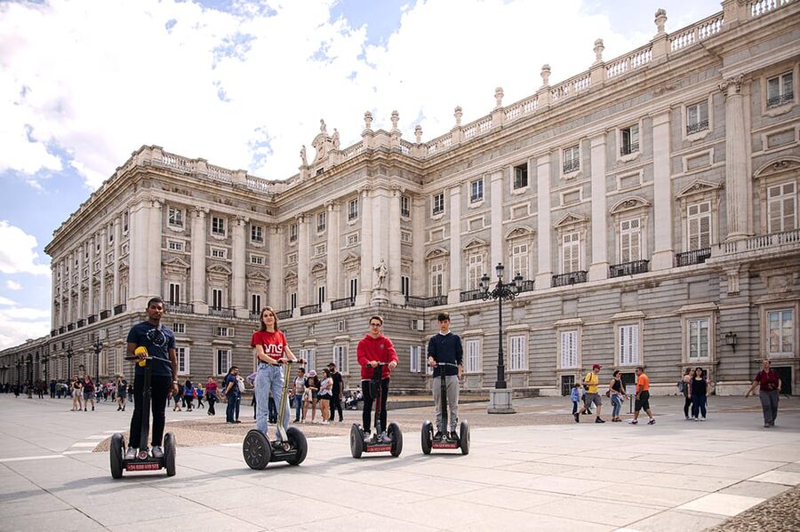 Madrid Downtown Segway Tour - Calle del Factor and Plaza de la Armería: a classic climb toward Royal Palace views