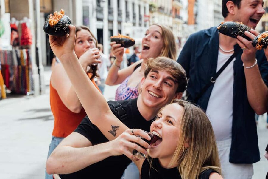 Madrid Guided Food Tour with Tapas and Spanish Wine - Drinks plan: wine, vermouth, tinto de verano, or alcohol-free