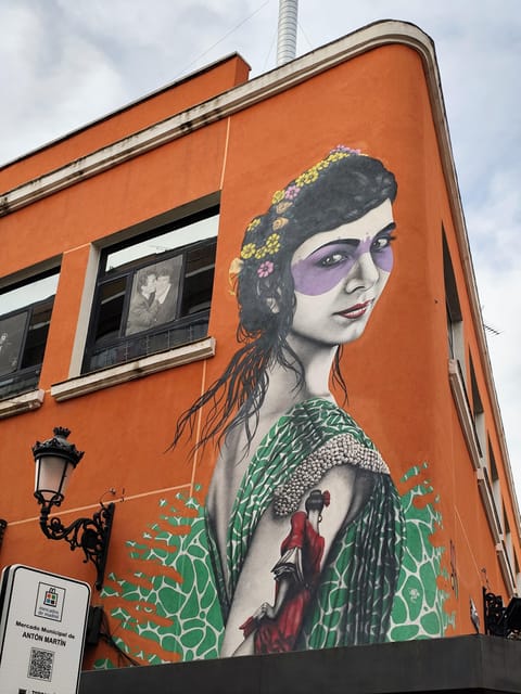 Madrid: Hidden Street Art Tour - Mercado Antón Martín: Street Art in a Market Neighborhood Mood