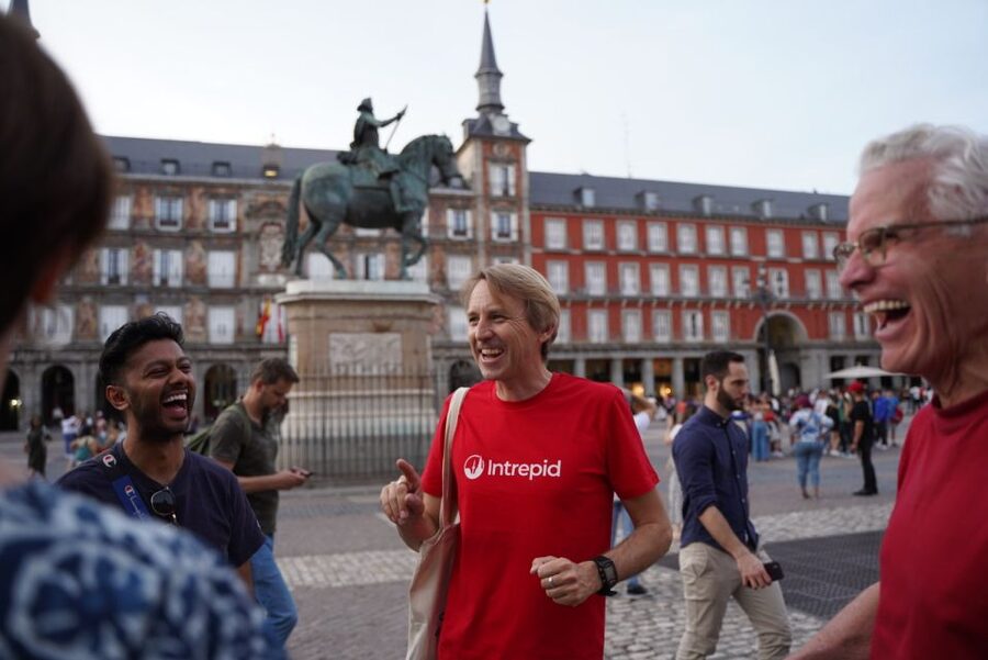 Madrid: Local Tapas, Drinks, and Hidden Gems Walking Tour - Shrimp and Spanish wine: where the tour adds a little variety