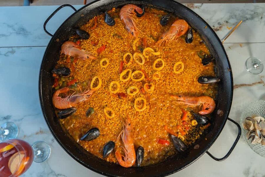 Madrid: Paella & Sangria Classes – Seafood, Chicken or Vegan - Sangria Workshop: Fresh Fruit, Not Bar-Like Shortcuts