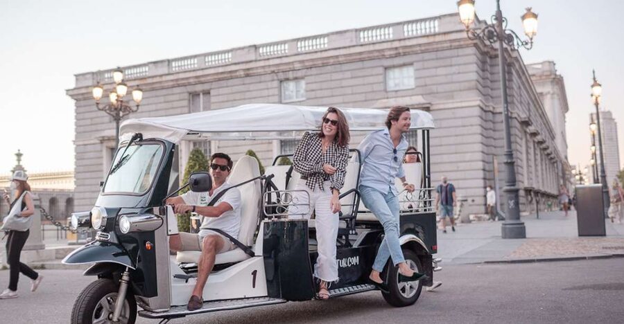 Madrid: Private City Tour by Eco Tuk Tuk - Electric tuk tuk in Madrid: why this is a smart first-day move