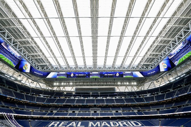 Madrid: Santiago Bernabeu and Real Madrid Guided tour - The Stadium Viewing Part: Third Amphitheater Seats and a Pitch Perspective