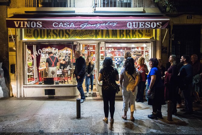 Madrid Tapas & Wine Tasting Walking Tour – Small Group Local Bars - Stop 2: Calle de las Huertas and a Castilian sherry bar vibe