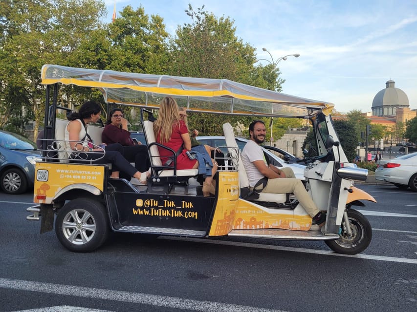Madrid: Traditional Tour wh Private guide in yellow Tuk Tuk - Key highlights worth planning for