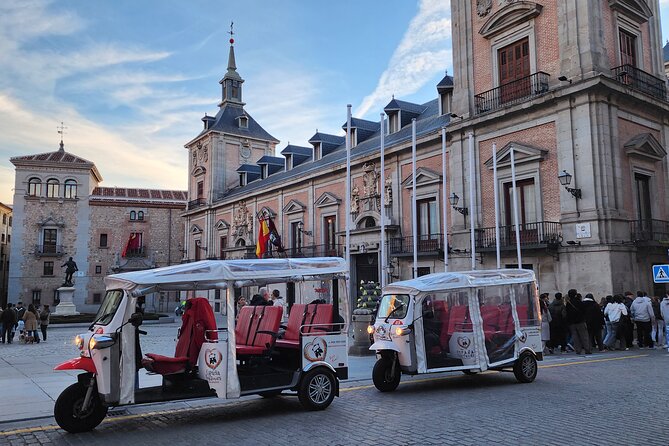 Madrid Tuk Tuk & Olé Experience – Private 1.5h Cultural Tour - Key Highlights Worth Waking Up For