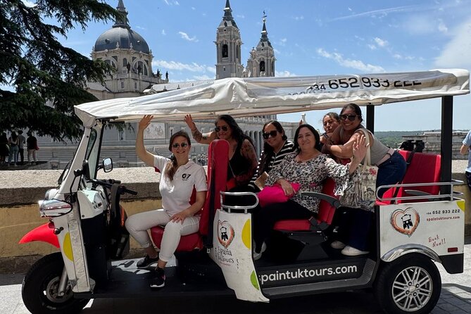 Madrid Tuk Tuk & Olé Experience – Private 1.5h Cultural Tour - A Tuk Tuk Sprint Through Madrid’s Big Names