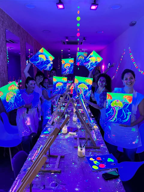 Madrid: Wine Gogh Glow Academy Paint and Sip Classes - Who Should Book This Paint-and-Sip Class (and Who Might Not)
