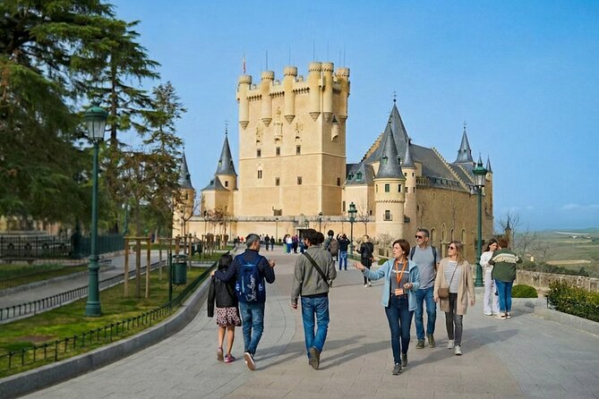Private Day Trip to Toledo and Segovia from Madrid (TOP RATED) - Segovia First: Aqueduct Views and the Alcázar on a Hill