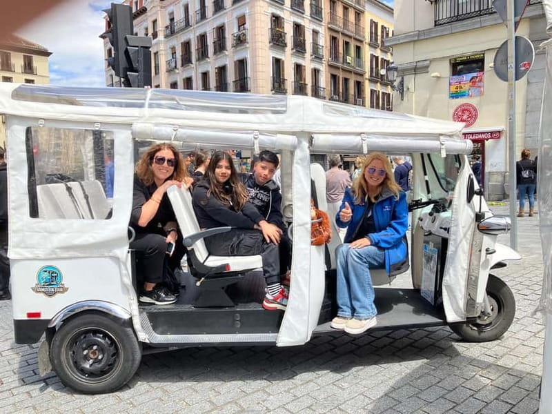 "See Madrid Differently: A Premium Private Tuk Tuk Ride" - Why a private tuk tuk works so well in Madrid