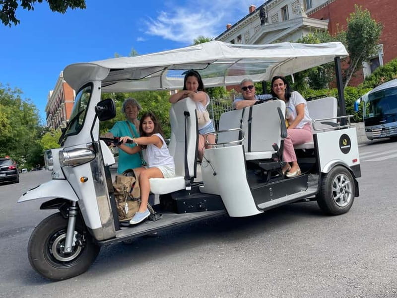 "See Madrid Differently: A Premium Private Tuk Tuk Ride" - Value: what $29 per group buys you in Madrid