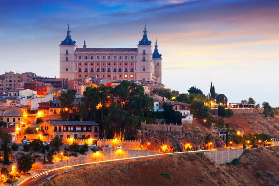 Toledo:Tour 7 highlights. Historical and cultural monuments - Final monuments: San Juan de los Reyes, Jesuits church, and the Mosque of Christ of the Light