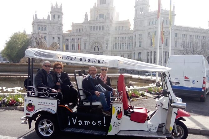 Tour Madrid in 2 hours! Electric Tuk - Fast, Fun, and Exclusive - Starting at Plaza de la Lealtad: A Good Launch Point for Central Madrid