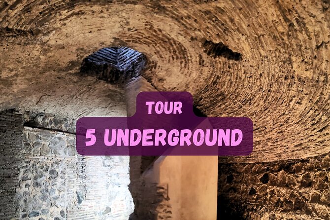 Tour Toledo 5 Underground Discover Hidden History in English - Key highlights to know before you go