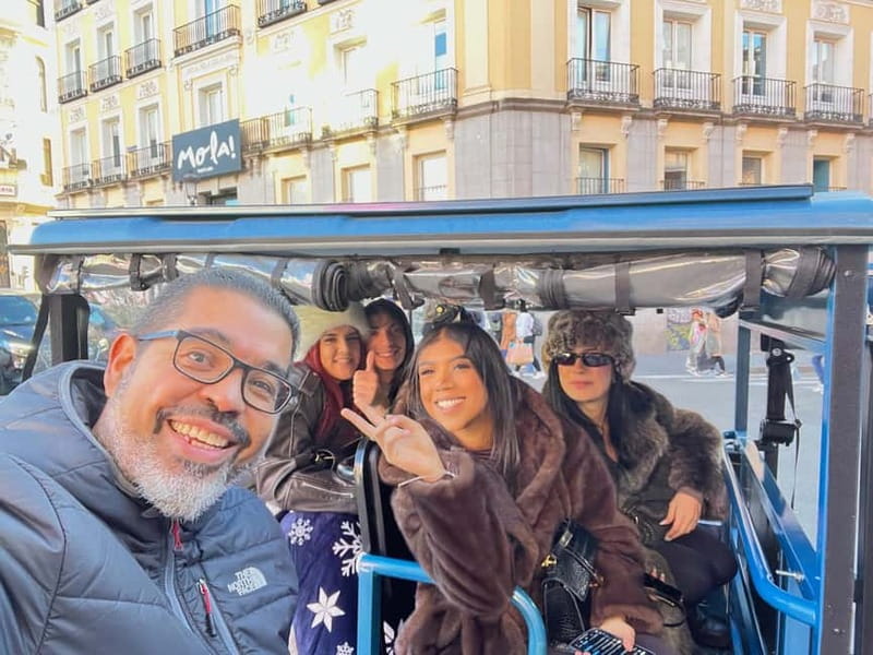 Tuktuk historical tour of Madrid 1 Hr in a fun and original way - Key highlights to know before you go