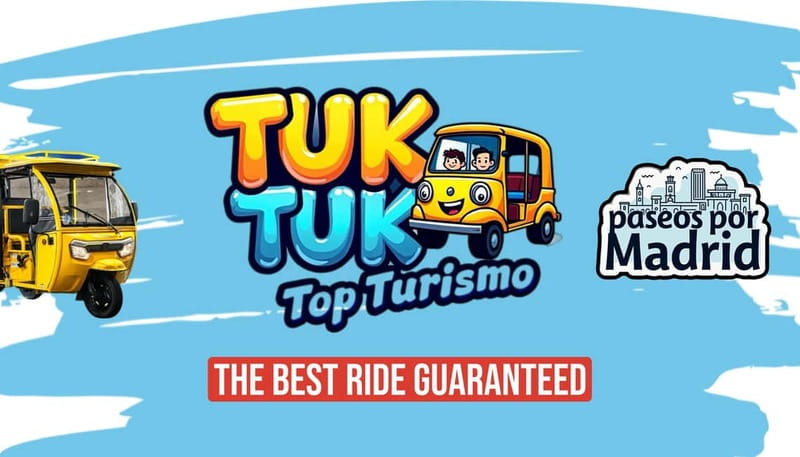 Tuktuk historical tour of Madrid 1 Hr in a fun and original way - Your 1-hour historical loop: photos, guided stops, and short walks