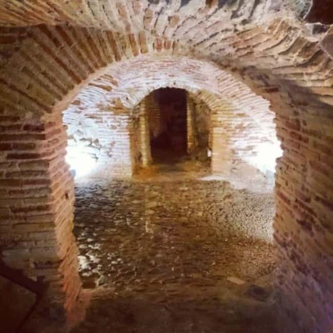 Underground Toledo Tour in English: Discover Hidden History - Finding Plaza del Ayuntamiento, the Pink Flag, and the blue-and-yellow umbrella