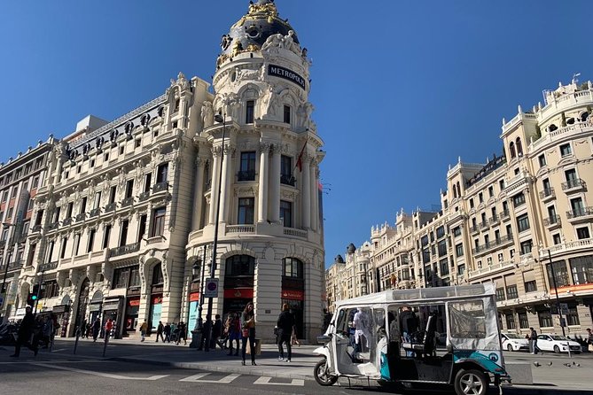 Welcoming tour Madrid - The Tuk-Tuk Route: Retiro to Cibeles to Prado and Atocha